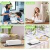 Disposable Napkins for Bathroom White Napkins Disposable Dinner Paper Towel Guest Hand Towels Soft and Absorbent 2-Ply Party Wedding Paper, 16 x 13 Inch(1200 Count) view 4