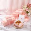NBEADS 20 Pcs Baptism Favor Boxes, Wedding Candy Box Gift Packaging Box Cardboard Paper Boxes with 20 Pcs Ribbons for Baptism Wedding Newborn Party Favor, 4x3.5 view 2