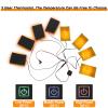 8-in-1 Cloth Heating Pads, 3 Gear USB Charged Winter Electric Cloth Heater for Outdoor Skating, Hiking, Biking & Running, 25 -45 (77 -113 ) view 2