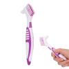 FILFEEL 2pcs Denture Brush, Denture Cleaner Set for Denture Care, Oral Care Double Sided Toothbrush, Approx.16.5 x 3cm, Wholesale Business view 1