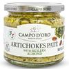 CAMPO D'ORO - Creamy Artichoke and Almond Dip, 6.35 oz, 180 g, Non GMO view 1