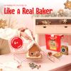 Baketivity Baking Kit Holiday Gingerbread House Kit - Bake And Build Edible - Create a Treat Gingerbread House Kit - Baking Set With Materials And Premeasured Ingredients view 2