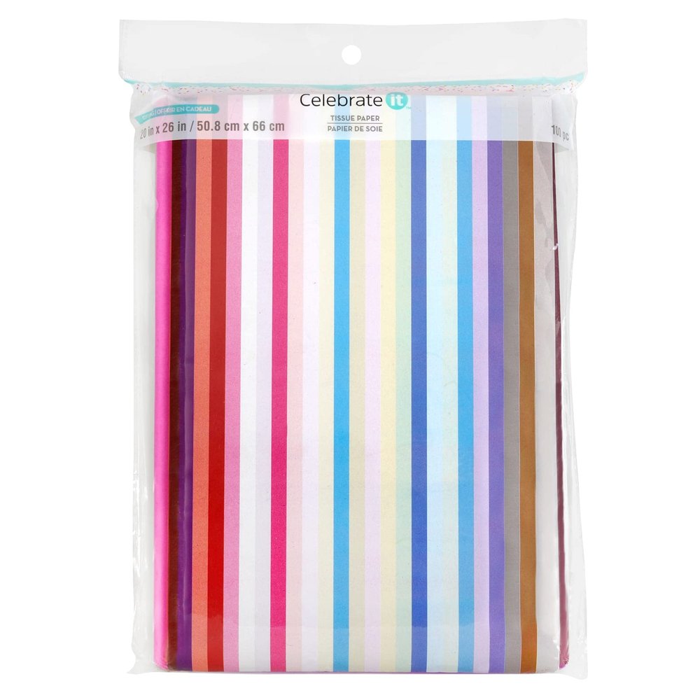 6 Packs: 100 ct. (600 Total) Assorted Tissue Paper Value Pack by Celebrate It