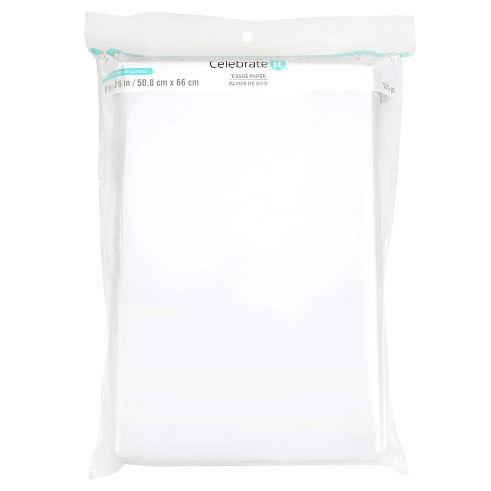 6 Packs: 125 ct. (750 Total) White Tissue Paper Value Pack by Celebrate It