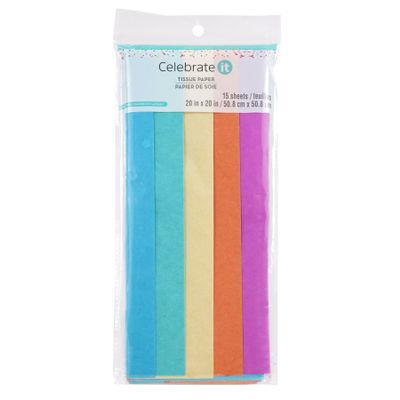 Celebrate It Bright Mix Tissue Paper, 24 Packs: 15 ct. (360 total)
