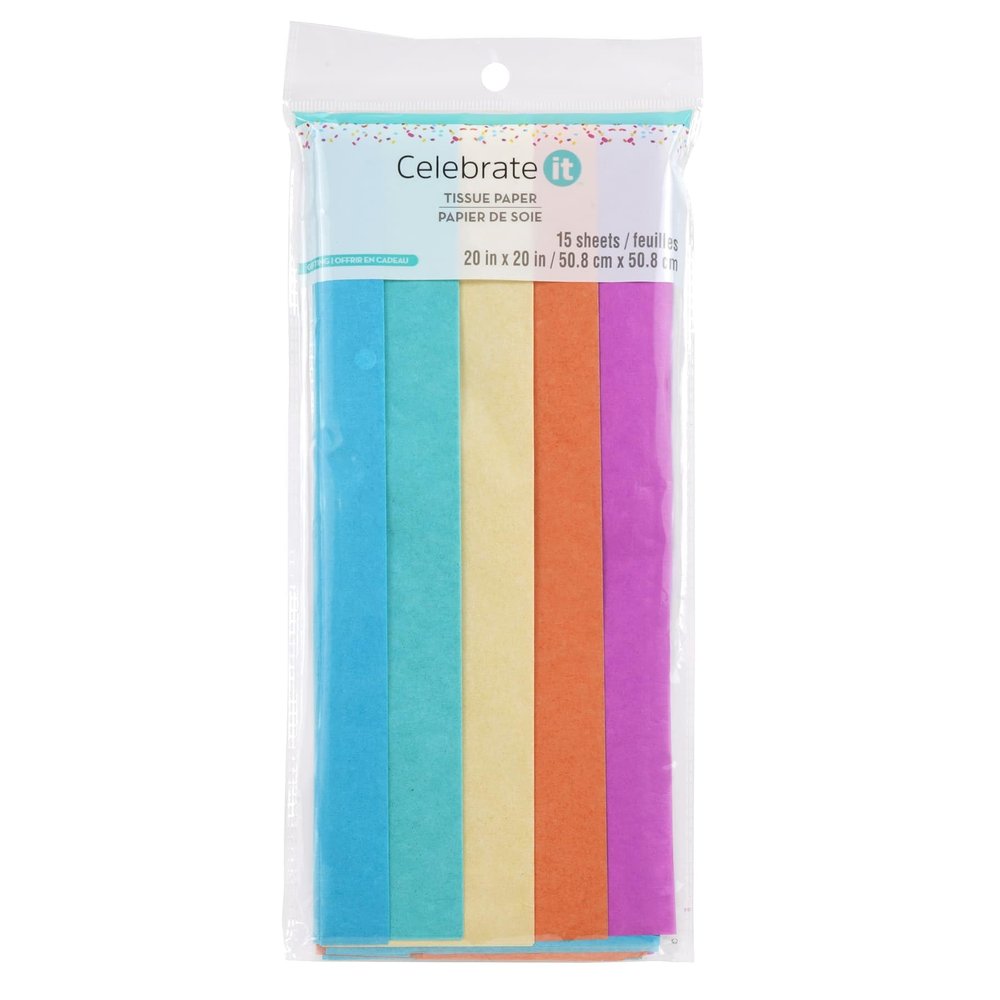 Celebrate It Bright Mix Tissue Paper, 24 Packs: 15 ct. (360 total)