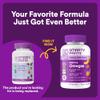SmartyPants Toddler Multivitamin Gummies: Omega 3 Fish Oil (EPA/DHA), Vitamin D3, C, Vitamin B12, B6, A, K & Zinc, Biotin, Beta Carotene, Gluten Free, Three Fruit Flavors, 180 Count (60 Day Supply) view 2