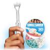 Smile Saver 360 Three 3-Sided Toothbrush + 7-Pack Replacement Heads | Sustainable U-Shaped Triple Soft Bristle Heads + Tongue Scraper Adult Kid Child Braces Special Needs Travel Gift Made in the USA view 1
