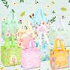 16PCS Happy Easter Egg Hunt Bags Easter Bunny Carrot Chick Egg Gift Bags with Handles, Easter Treat Bags, Easter Party Supplies , 8.37.95.9inch view 4