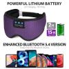 TOPOINT Sleep Mask with Bluetooth Headphones, Breathable Silk Eye Mask for Sleeping Men Women, Bluetooth Sleep Mask Blackout with Speakers, Microphone Handsfree, USB C for Travel Meditation Gifts view 4