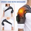 Shoulder Heating pad with Massager for Shoulder Pain Relief, Fast Heated Shoulder Brace Wrap for Left/Right Shoulder Arthritis, Rotator Cuff Bursitis, Frozen Shoulder. view 4
