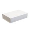 CECOBOX 1PC Gift Boxes with Lids for Presents 11.4"x7.5"x2" - Matte, Collapsible Magnetic Closure Gift Box - Groomsmen & Bridesmaid Proposal Boxes, Wedding, PR, Birthdays, Holidays - White view 1