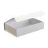 CECOBOX 1PC Gift Boxes with Lids for Presents 11.4"x7.5"x2" - Matte, Collapsible Magnetic Closure Gift Box - Groomsmen & Bridesmaid Proposal Boxes, Wedding, PR, Birthdays, Holidays - White view 3