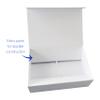 CECOBOX 1PC Gift Boxes with Lids for Presents 11.4"x7.5"x2" - Matte, Collapsible Magnetic Closure Gift Box - Groomsmen & Bridesmaid Proposal Boxes, Wedding, PR, Birthdays, Holidays - White view 4