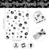100 Sheets Dog Paw Print Tissue Paper Puppy Paws Gift Wrap Tissue Paper for Gift Bags Christmas Wrapping and DIY Crafts (Dog Paw) view 2