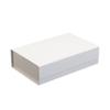 CECOBOX 1PC Gift Boxes with Lids for Presents 10"x6.7"x2.8" - Matte, Collapsible Magnetic Closure Gift Box - Groomsmen & Bridesmaid Proposal Boxes, Wedding, PR, Birthdays, Holidays - White view 1