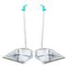 2-Pack Dust Pan Long Handled - 33.5" Indoor Outdoor Stainless Steel Dust Pans, Household Heavy Duty Standing Dustpan with Long Handle for Home Room Lobby Office view 1
