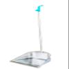 Dust Pan Long Handled - 33.5" Indoor Outdoor Stainless Steel Dust Pans, Household Heavy Duty Standing Dustpan with Long Handle for Home Room Lobby Office view 1
