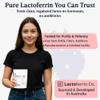 Lactoferrin Powder 100g  95%+ Pure Bovine from Grass-Fed Australian Cows Helps in Immune & Gut Support, Iron Absorption, Skin & Bone Health, Neutral Taste (Recommended 250mg Per Serving) (50, Grams) view 4