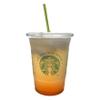 [Pack of 50 Each] 16 oz Clear Disposable Cold Beverage Cups with Lids and Drinking Straws To Go. Cold Cups for Ice Coffee, Tea, Water, Smoothie, Slushy or Juice. In TiendaStore Packaging view 2