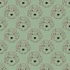 Cute Green and Red Goldendoodle Gift Wrap Premium Dog Christmas Thick Wrapping Paper Holiday Decoration (One 20 inch x 30 inch sheet) view 1