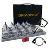 BROADMEDI+ Premium Cupping Therapy 19 Cups Set, Including Pump Handle, Extension Tube, Massage Sticks, Made in Korea view 1