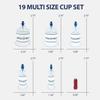 BROADMEDI+ Premium Cupping Therapy 19 Cups Set, Including Pump Handle, Extension Tube, Massage Sticks, Made in Korea view 4