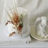 Burnt Orange, Autumn Pampas Grass Dried Flowers Boho Pampas Dried Cake Topper, Rustic Dried Flowers Bouquet, Cake Flowers (BO01) view 1