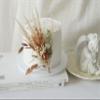 Burnt Orange, Autumn Pampas Grass Dried Flowers Boho Pampas Dried Cake Topper, Rustic Dried Flowers Bouquet, Cake Flowers (BO01) view 3
