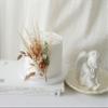 Burnt Orange, Autumn Pampas Grass Dried Flowers Boho Pampas Dried Cake Topper, Rustic Dried Flowers Bouquet, Cake Flowers (BO01) view 4