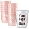 1000PCS Custom Stadium Cups Personalized Plastic Cups Disposable Cups Bulk 16 oz Plastic Cups view 1
