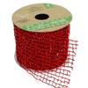 KRE Glitter Christmas Mesh Ribbon 9 Feet Long, Making DIY Decoration Arts Material Supplies for Christmas Tree Decorating Ribbon, Gift Wrapping, Tree Garland, Topper Bow, Pack of 2 with Bonus Boigfer view 3