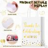 TaoBary 24 Pcs Wedding Gift Bag Bulk Wedding Welcome Bags Thanks You Bridal Shower Gift for Weddings Guests Hotel Welcome Party Favors with Tissue Paper(White) view 4