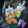 Rainbow Pana 60 Pack Twist Tie Bows for Treat Bags 3" Violet Satin Ribbon Bows for Package Craft Gift Wrapping Decoration view 4