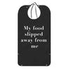 KINBOM Funny Adult Bibs, Dining Clothing Protector Washable and Reusable Bibs Interesting for Adults with Crumb Catcher for Adults Men and Women view 1