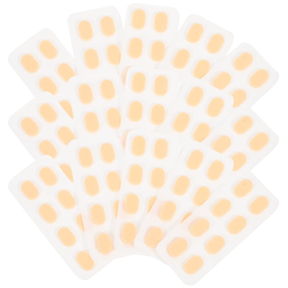 GLEAVI Cushioned Eyeglass Nose Pads 60 Pairs Non Slip Soft Sponge Nose Pad for Glasses