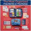 KeepGoing Travel First Aid Kit for Kids  130 Pc. for Car, Home, Purse, Diaper Bag & Backpack with Latex-Free Bandages - Mini First Aid Kit Travel Size TSA-Approved view 4