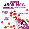 B12 Energy Gummies 4500 mcg - Extra Strength Vitamin B12 Chewables - Dietary Supplement for Energy Metabolism & Immune Support - For Women, Men, & Kids - Natural, Vegan, Berry Flavor - 120 Count view 3