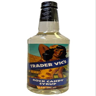 Trader Vic's Premium RockCandy Syrup (Simple Syrup), Cocktail Drink Mix, 32 Ounce Bottle