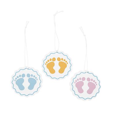 Baby Feet Favor Tags  24 Pieces
