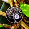 2 Year Sobriety Chip | Tree of Life AA Coin Token Medallion with Glow in The Dark Recovery Anniversary view 4