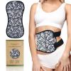 Langsprit Castor Oil Pack Castor Oil Pack Wrap, Organic Castor Oil Packs for Liver Detox, Inflammation, Reusable Castor Oil Pack Compress Castor Oil Packs kit Black Lace L view 1