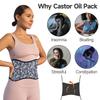 Langsprit Castor Oil Pack Castor Oil Pack Wrap, Organic Castor Oil Packs for Liver Detox, Inflammation, Reusable Castor Oil Pack Compress Castor Oil Packs kit Black Lace L view 4