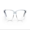 eyebobs Hugh Jass Premium Blue Light Reading Glasses for Women and Men | Rectangle Blue Light Blocking Computer Glasses | Grey Crystal Front and Temples | 2.25 view 1