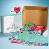 Gift A Snack - Valentines Day Healthy Snack Box Care Package + Greeting Card (40 Count) Birthday Treats Gift Basket, Nutritious Granola Breakfast Bars Office Food Assortments & Variety Gifts view 2
