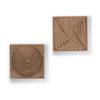 2PCS Essential Oil Diffuser,Wooden Natural Aromatherapy Square Diffuser for Car Office Bedroom view 3