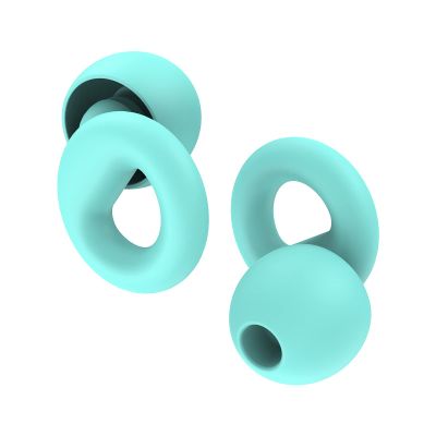 Noise Canceling Earplugs for Sleep and Concentration New Flexible Earplugs for Better Attenuation2 Pair Reusable Deal for Side Sleepers &Noise Sensitive Person 27dB Noise CancellationLight Green
