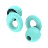Noise Canceling Earplugs for Sleep and Concentration New Flexible Earplugs for Better Attenuation2 Pair Reusable Deal for Side Sleepers &Noise Sensitive Person  27dB Noise CancellationLight Green view 1