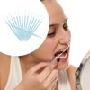 COHEALI Disposable Toothbrush Interdental Brush 1100pcs Double-Ended Plastic Toothpicks Disposable Teeth Sticks Oral Care Tooth Cleaning Sticks (White) Cleaning Tools view 3