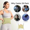 Langsprit Castor Oil Pack Wrap for Liver Detox and Inflammation - Organic view 3